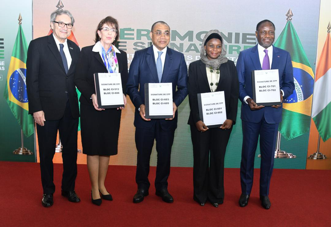 Partenariat Côte d’Ivoire-Brésil : Accord de huit contrats dans le secteur pétrolier entre Petroci et Petrobras