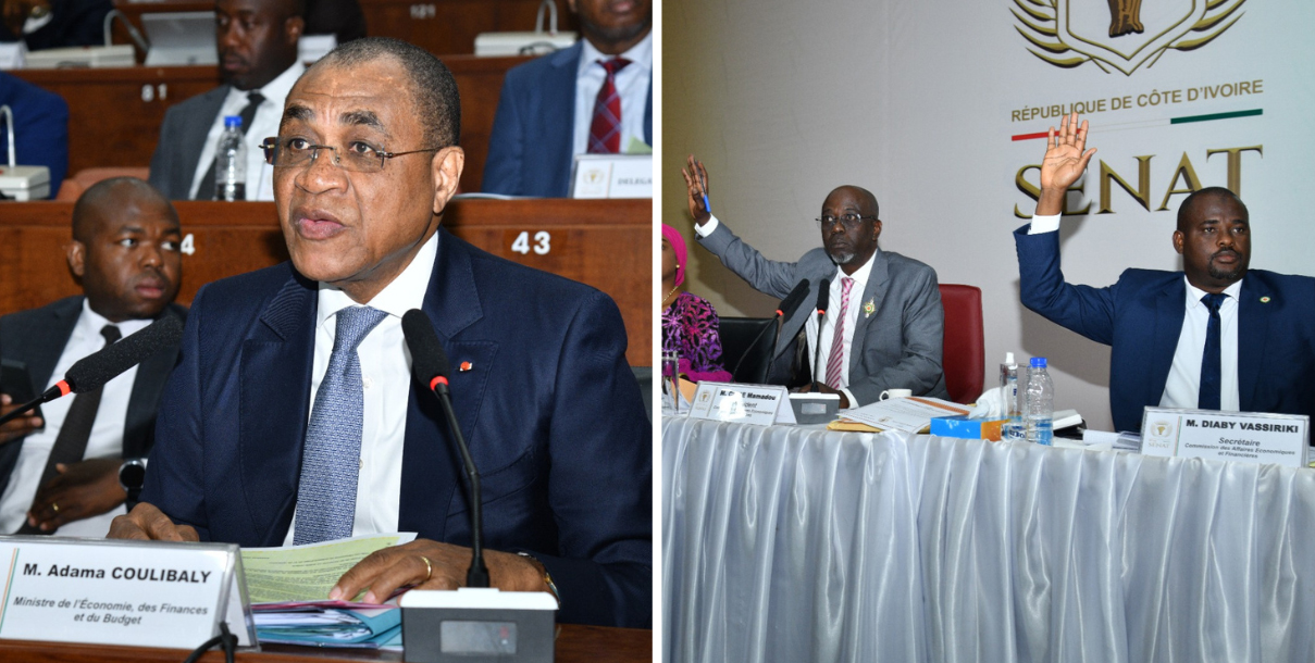Ratification de trois projets de loi relatifs à l’ARCOP, ZLECAF , RAFFINAGE Le Ministre Adama Coulibaly obtient le feu vert unanime des Sénateurs de la CAEF - Zlecaf: pourquoi la Côte d’Ivoire sera le 2è plus grand bénéficiaire africain