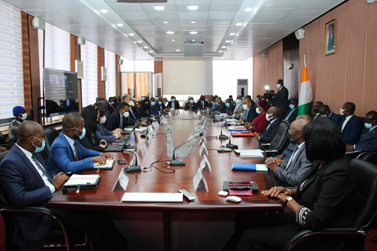 Mission du Fmi : Le ministre Adama Coulibaly plaide pour le retrait de la Côte d’Ivoire de la liste des pays dits fragiles